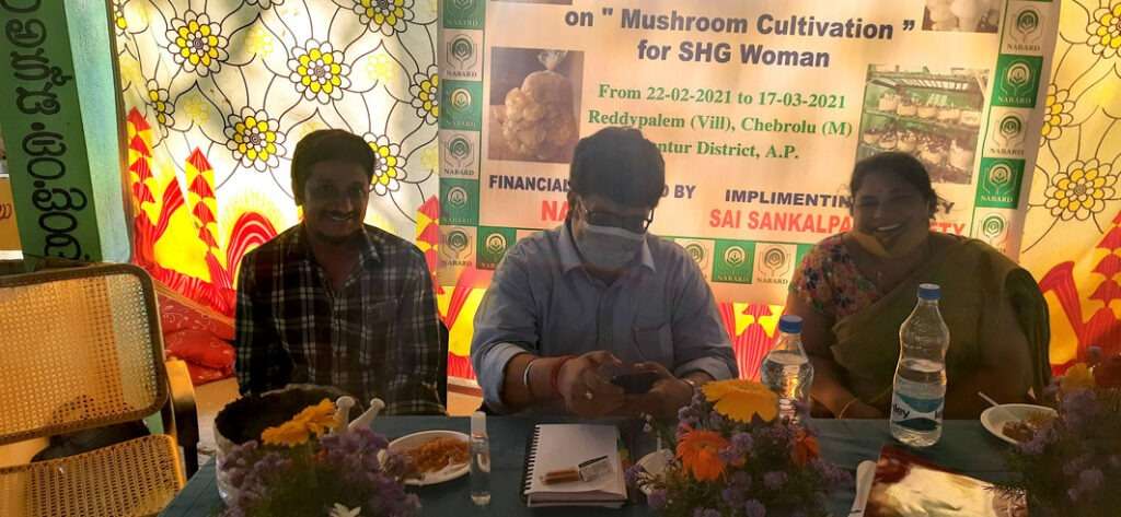 NABARD Conducted Mushroom Cultivation with Thanusri Mushrooms