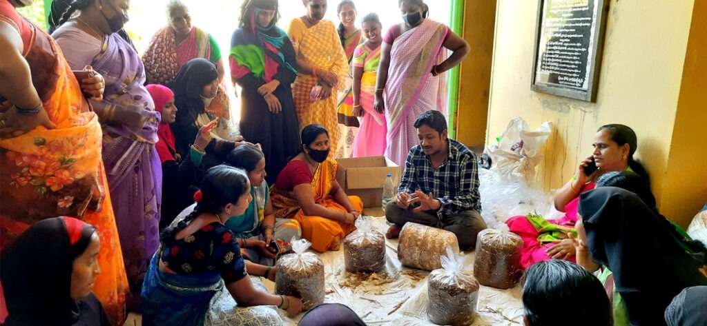 NABARD Conducted Mushroom Cultivation with Thanusri Mushrooms