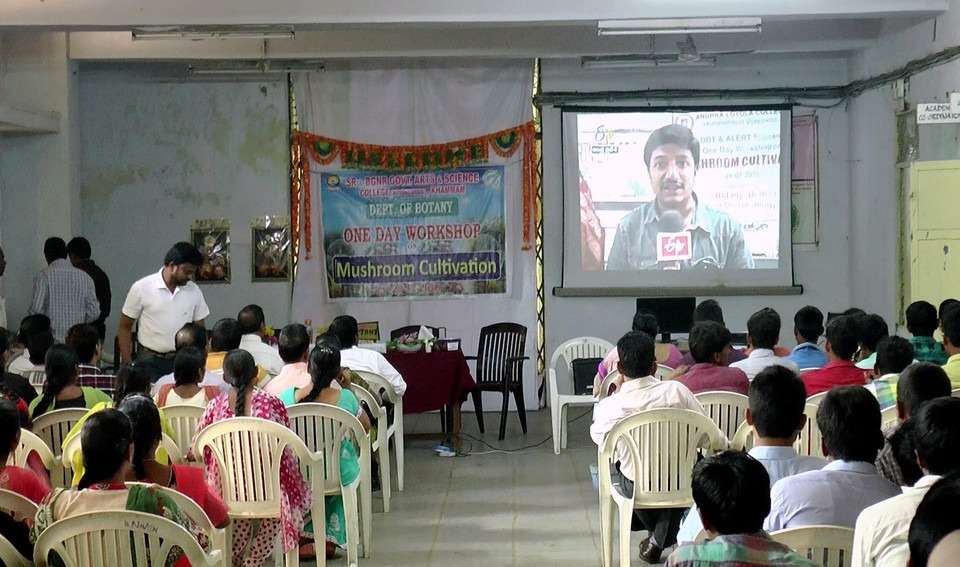 Workshop on Milky Mushroom Cultivation
