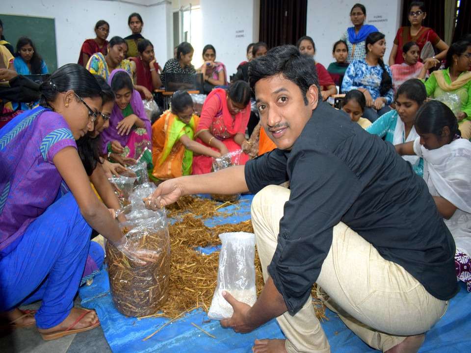 Workshop on Mushroom Farming