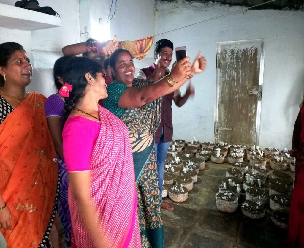 Milky Mushroom Farming by Women