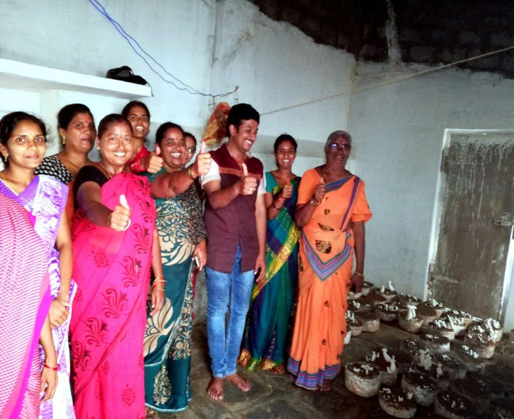 Milky Mushroom Farming by Women