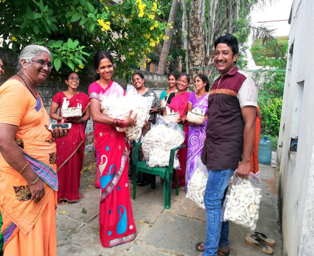 Milky Mushroom Farming by Women